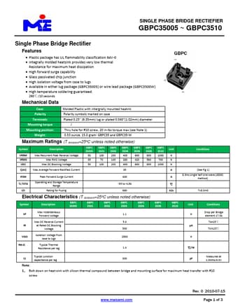  Datasheet Preview Page 1