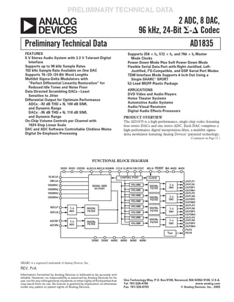  Datasheet Preview Page 1