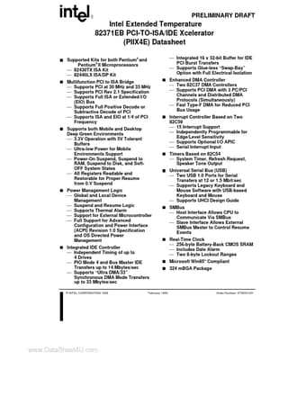  Datasheet Preview Page 1