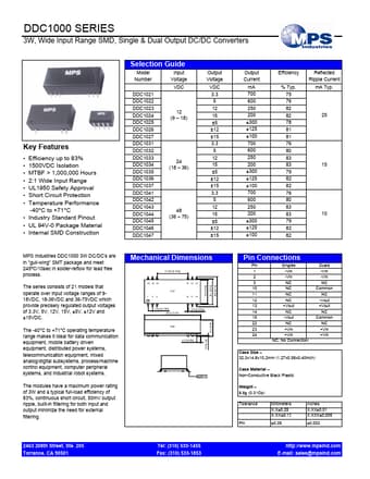  Datasheet Preview Page 1