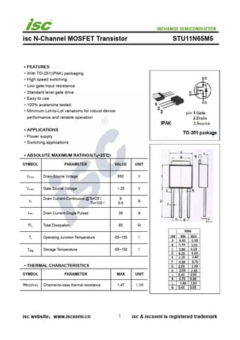  Datasheet Preview Page 1