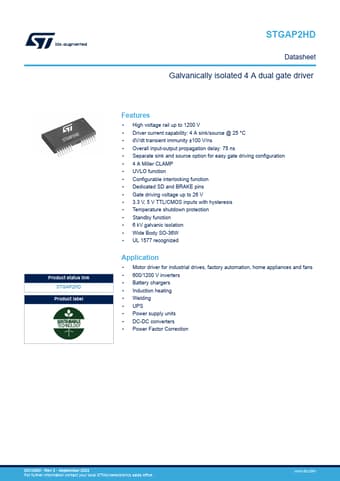  Datasheet Preview Page 1