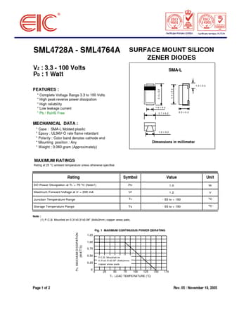  Datasheet Preview Page 1