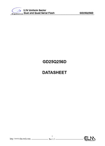  Datasheet Preview Page 1