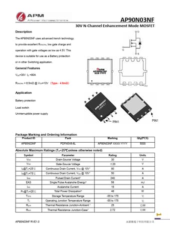  Datasheet Preview Page 1