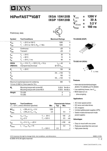  Datasheet Preview Page 1