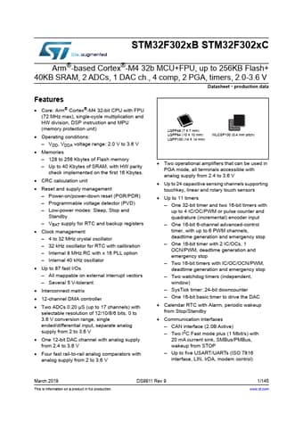  Datasheet Preview Page 1