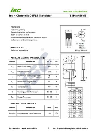  Datasheet Preview Page 1