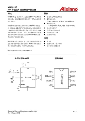  Datasheet Preview Page 1