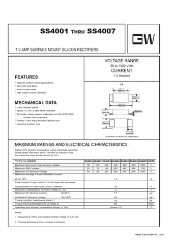  Datasheet Preview Page 1