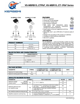  Datasheet Preview Page 1