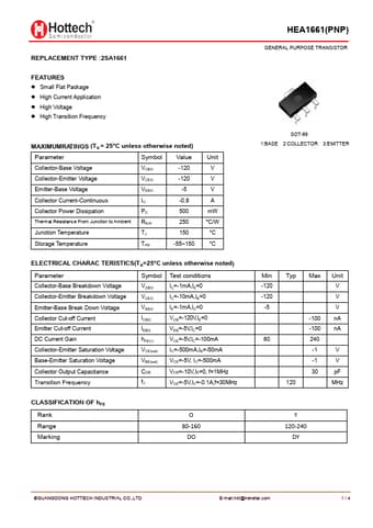  Datasheet Preview Page 1