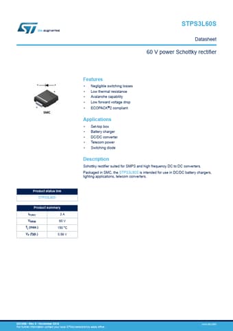  Datasheet Preview Page 1