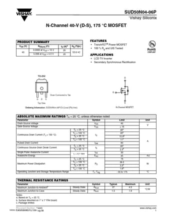  Datasheet Preview Page 1