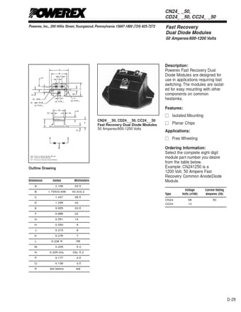 Datasheet Preview Page 1