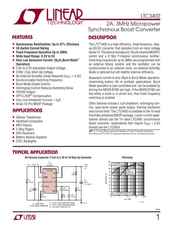  Datasheet Preview Page 1