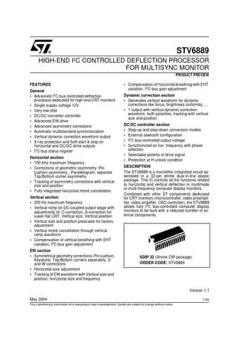  Datasheet Preview Page 1