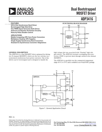  Datasheet Preview Page 1
