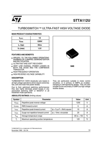  Datasheet Preview Page 1