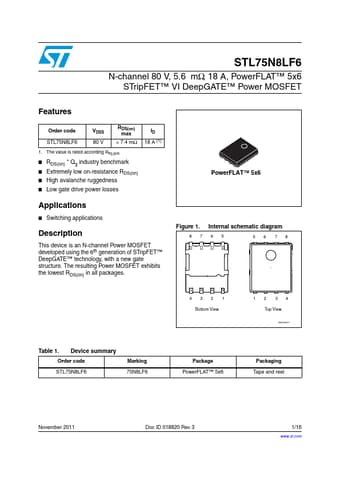  Datasheet Preview Page 1