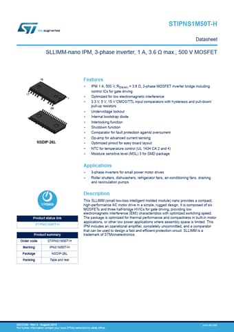 Datasheet Preview Page 1