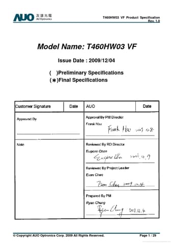  Datasheet Preview Page 1