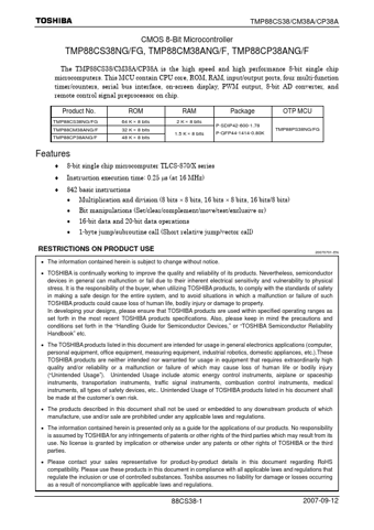  Datasheet Preview Page 1