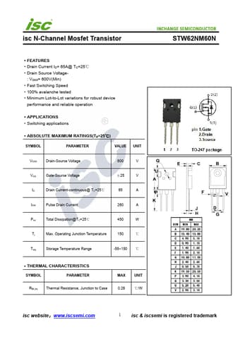  Datasheet Preview Page 1