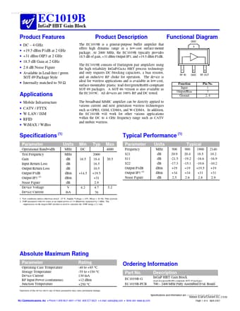  Datasheet Preview Page 1