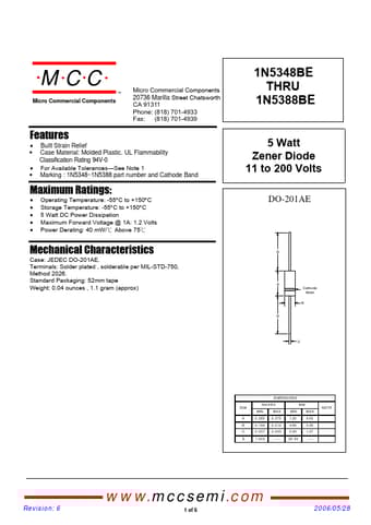  Datasheet Preview Page 1