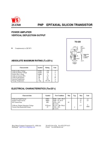  Datasheet Preview Page 1