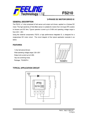  Datasheet Preview Page 1