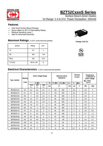  Datasheet Preview Page 1