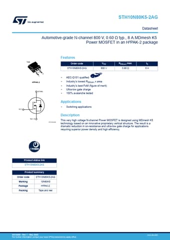  Datasheet Preview Page 1