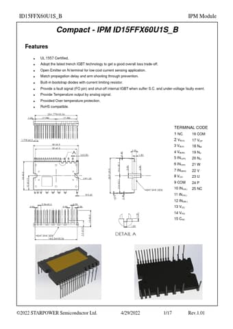  Datasheet Preview Page 1