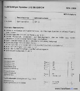  Datasheet Preview Page 1