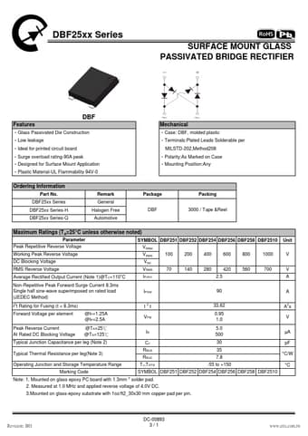  Datasheet Preview Page 1
