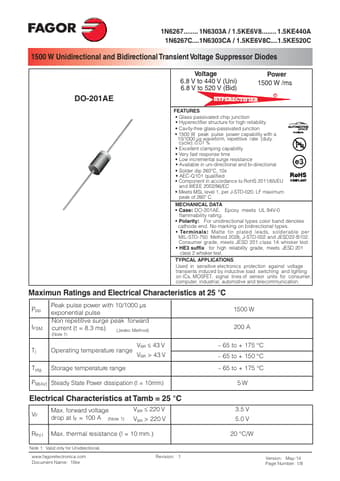  Datasheet Preview Page 1