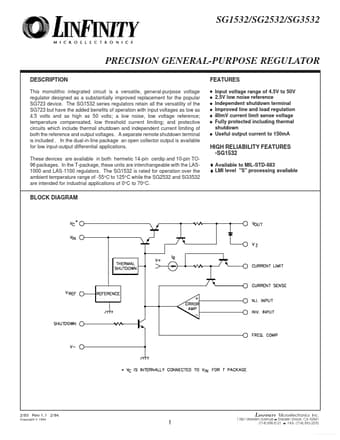  Datasheet Preview Page 1
