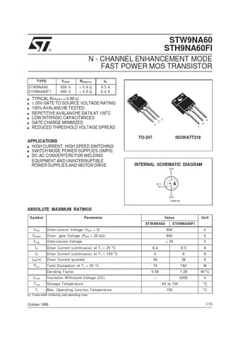  Datasheet Preview Page 1