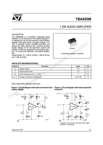  Datasheet Preview Page 1