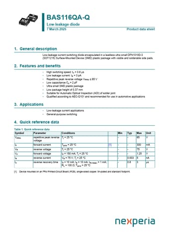  Datasheet Preview Page 1