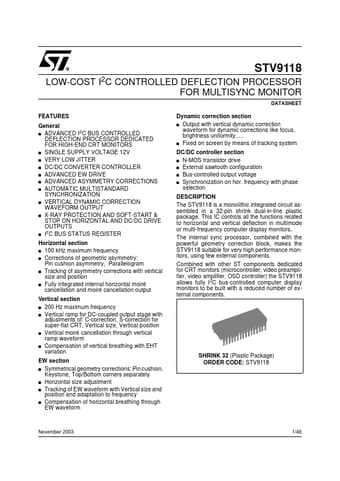  Datasheet Preview Page 1