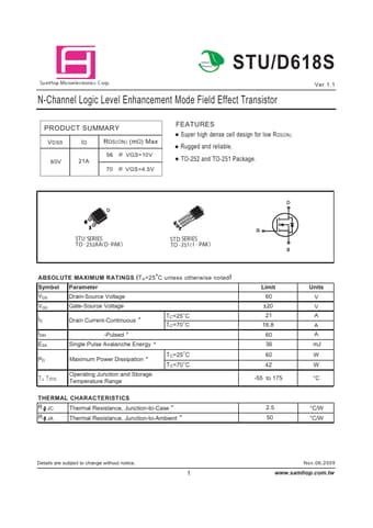  Datasheet Preview Page 1