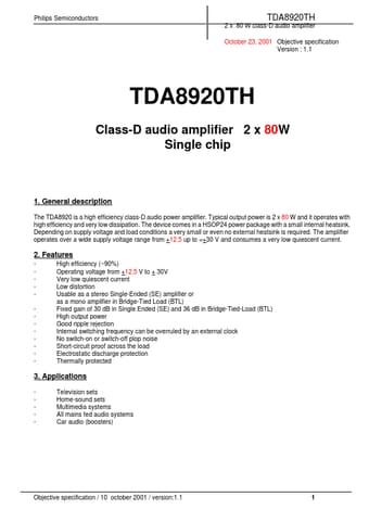  Datasheet Preview Page 1
