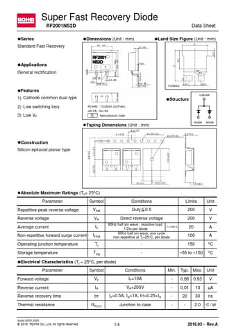  Datasheet Preview Page 1