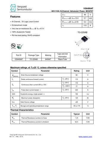  Datasheet Preview Page 1
