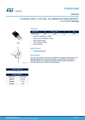  Datasheet Preview Page 1