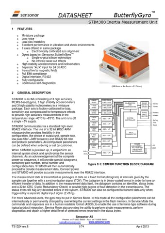  Datasheet Preview Page 1