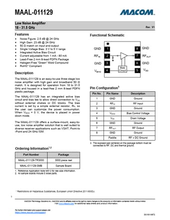  Datasheet Preview Page 1